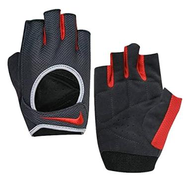 Imagem de Luva Musculação Fit Lightweight Training Gloves Nike - Chumbo - Vermelho - P