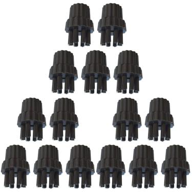 Imagem de Yardwe 15 peças de nylon para acessórios bocal escova de cabelo loja substituição vapor escovas práticas arruela dispositivo multi máquina casa casa M escritório