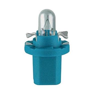 Imagem de Lampada Pinguinho 12V 1,2W B8.4d-12.5 Base Plástica Azul Claro Caixa 10 Peças