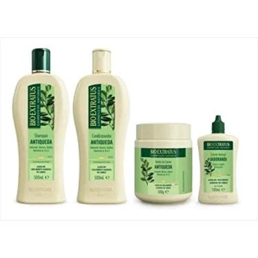 Imagem de kit 1 Shampoo 1 Condicionador 1 Banho creme Antiqueda Jaborandi 500 ml + 1 Tonico