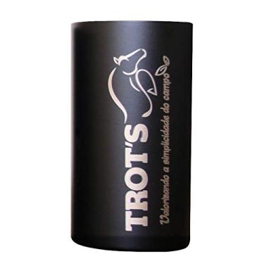 Imagem de Cuia Copo Tereré Redondo Inox Trots Preto