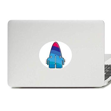 Imagem de Adesivo de notebook com emblema de vinil monstro azul do universo e alienígena para laptop