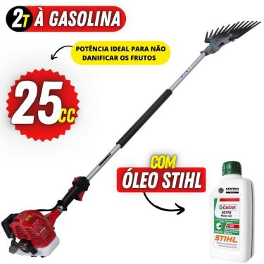 Imagem de Colhedeira de Café Premium Kawashima Com Haste Longa 150cm e Garra Simples Ideal Para A...