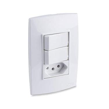 Imagem de CJ INTERRUP.SIMP+PARAL+TOMADA 2P+T 10A 250V~