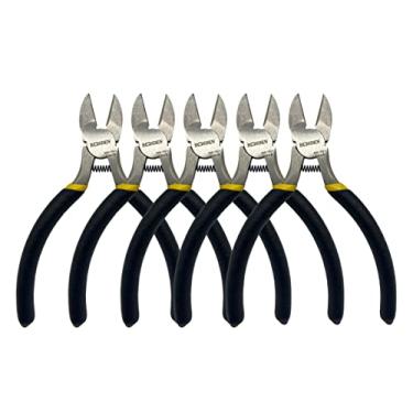 Imagem de BOOSDEN Cortadores diagonais de 12,7 cm, pacote com 5 cortadores de arame, alicates de corte DIY, cortadores laterais com mola, cortadores de arame para fabricação de joias e corte de arame