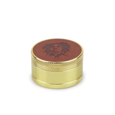 Imagem de Dichavador de Metal Dourado - Hemp Leather (Sortido)