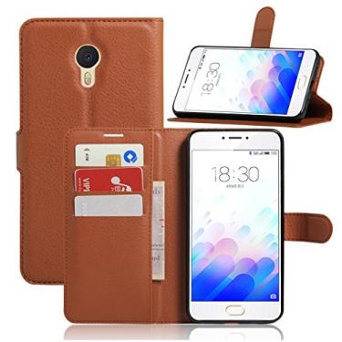 Imagem de Capa MEIZU M3 Note (Meilan Note3) – Capa carteira dobrável de couro PU Manyip para MEIZU M3 Note (Meilan Note3), capa de proteção de telefone estilo empresarial, capa com [compartimentos para dinheiro