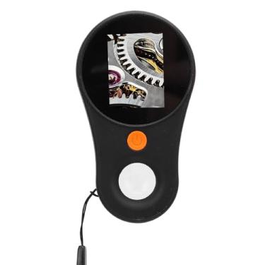 Imagem de Microscópio Digital Macro Com Foco Fixo, Ampliação de 2MP 500X Lupa Portátil Portátil, Tela Colorida de 2,0 Polegadas, 8 Luzes LED Integradas, para Vista XP 7 8 10 11, para