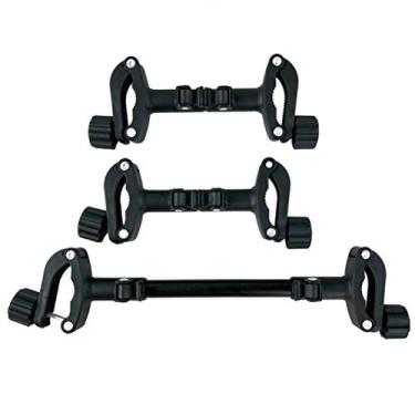 Imagem de 3pcs Connector Joint Linker Stroller Acessórios Carrinhos de bebê Gêmeos Convertem Dois Carrinhos Em um Duplo Com um Simples Aperto Modelo Versátil Compatível (Preto)