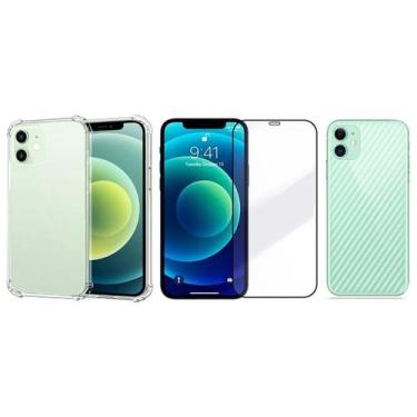 Imagem de Capinha Antichoque + Vidro 3D + Traseira Para Iphone 12 Mini - HRebros