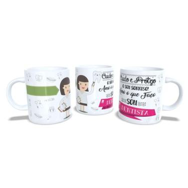 Imagem de Canecas de Porcelana Branca Personalizadas Profissões 4 - Estampa Subl