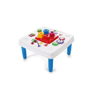 Imagem de Mesa didatica infantil colorida poliplac