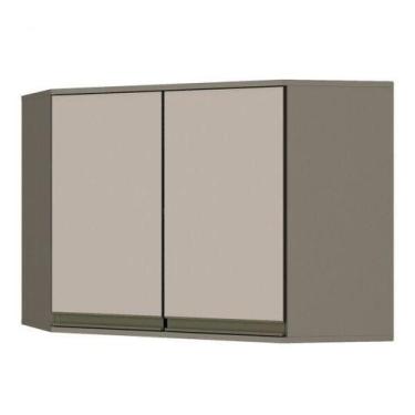 Imagem de Armário Aéreo Canto Oblíquo 2 Portas 79cm Connect - Henn