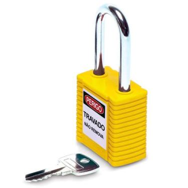 Imagem de Cadeado de Segurança Brady Amarelo 1,5" - 77570