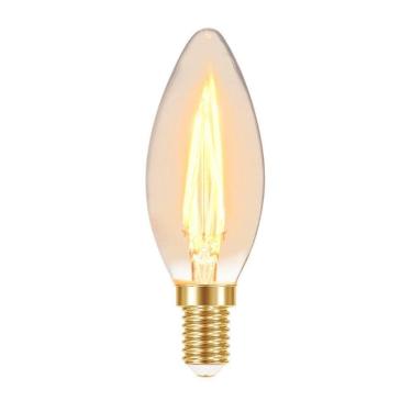 Imagem de Lâmpada Led Filamento Vela B35 âmbar E14 Taschibra 110v