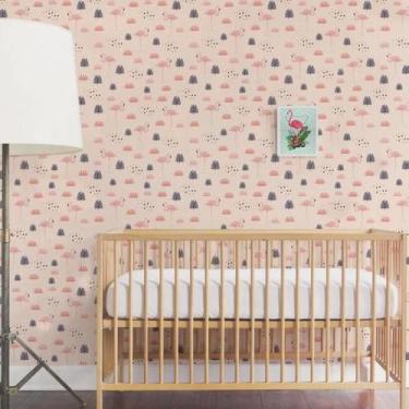 Imagem de Papel de Parede Kids Flamingo - Mais de Casa