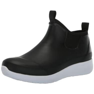 Imagem de Chooka Bota feminina de neoprene impermeável Lakemont slip on no tornozelo, Preto, 40
