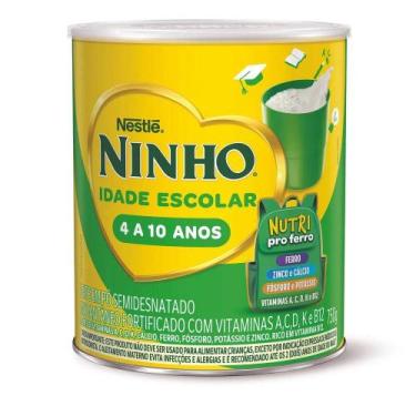 Imagem de Leite em Pó Ninho Semi Desnatado Idade Escolar 750G - NESTLE