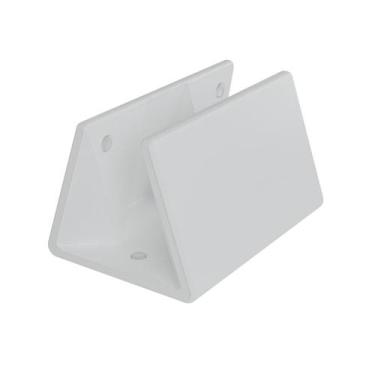 Imagem de Suporte De Mesa para Notebooks Fechado Trapézio - Criptonita, Branco, 