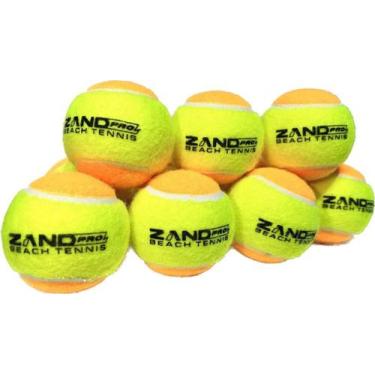 Imagem de Kit Com 10 Bolinhas Bola De Beach Tennis ZAND Premium Pro