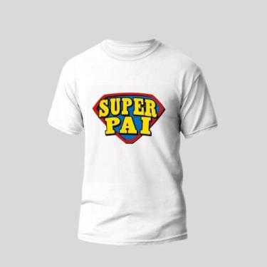 Imagem de Camiseta Algodão Malha Premium Super Pai Dia Dos Pais Homenagem - Lauh