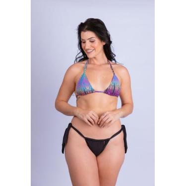 Imagem de Biquini Calcinha Fio Dental Avulso - Stella Bernardi, Preto, G
