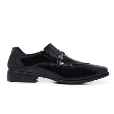Imagem de Sapato Social Masculino bico quadrado fino design moderno tradição e s