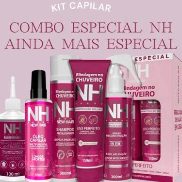 Imagem de Kit nh blindagem no chuveiro + óleo capilar multifuncional + tonico ca