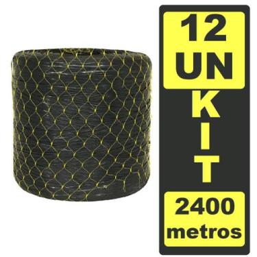 Imagem de 12 Fitilho Plástico Verde Resistente Macio Reciclável 2000m - Fitillac