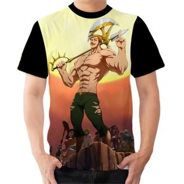 Imagem de Camiseta Camisa Ads Nanatsu no taizai Anime Escanor Orgulho 1 - Fabriq