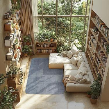 Imagem de Tapete Mariana Org. Cantos Cobalto 150x200cm Tapetes São Carlos