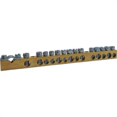 Imagem de Barramento Eletromar Neutro/Terra Para 15 Terminais