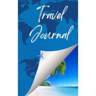 Imagem de Guided Travel Journal, Travel Planner, Vacation Scrapbook & Adventure Book: Gift for College Graduation or Wedding | World Trip Notebook for Women or Men Traveler, Friends & Couples