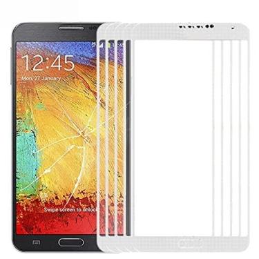 Imagem de HONGYAN Peças de substituição de telefone celular 10 pcs Lente de vidro externo da tela frontal para Samsung Galaxy Nota III / N9000 Acessórios telefônicos