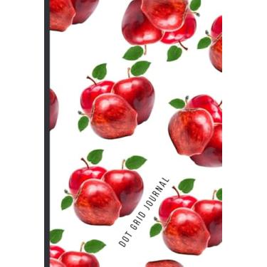 Imagem de Dot Grid Journal: Red Apple Pattern Cover/Small 6x9 Size/Design Book/Planner/Dotted Notebook/Great Gift for Drawing, Journaling, Artsy ... and Crafty People/Cute Card Alternative