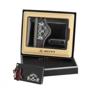 Imagem de Carteira Mitty Em Couro Preta   - M0R