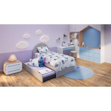 Imagem de Jogo Lençol 100% Algodão Stitch 3 Peças 150 Fios Licenciado - Lepper