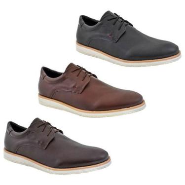 Imagem de KIT 3 Sapatos Masculino Casual Trabalho Eventos Dia a Dia - Bkarellus,