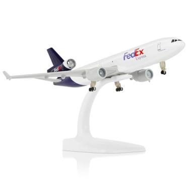Imagem de Busyflies Modelo de avião 1/300 Federation MD-11 modelo de avião fundido para coleções e exibição