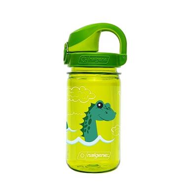 Imagem de Nalgene Garrafa de água Sustain Tritan Kids On The Fly sem BPA feita com material derivado de 50% de resíduos de plástico (usando equilíbrio de massa certificado ISCC), à prova de vazamento, durável