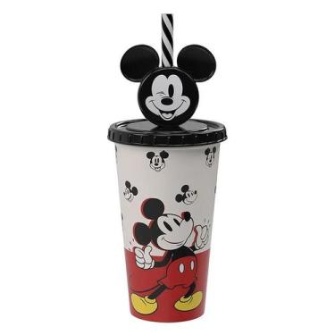 Imagem de Copo Refrigerante com Pingente Mickey Mouse 500ml 17440 - Plasútil - P