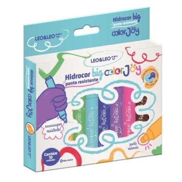 Imagem de Canetinhas Big de Inclusão Hidrocor Ponta Não Afunda - Leonora