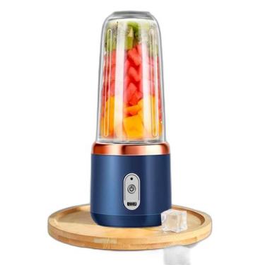 Imagem de Liquidificador Portátil Usb 400Ml Misturador Sucos Potente - Portatil