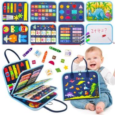 Imagem de Brinquedos Busy Board Silouka Montessori para crianças de 1 a 4 anos