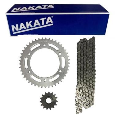 Imagem de Kit Coroa Pinhão Corrente - Fazer 250 2005 A 2010 - Tm10255 - NAKATA
