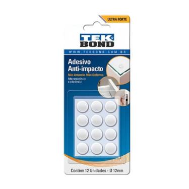 Imagem de Gota De Silicone Redonda 12MM Com 12 Peças - Tekbond