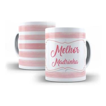 Imagem de Caneca Porcelana Dinda Para Melhor Madrinha - Villa Caneca
