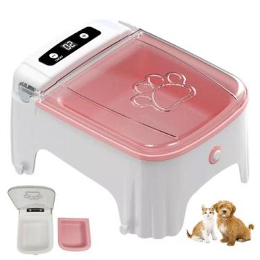 Imagem de Comedouro Automatico Pet Cachorro Cao Gato Raçao Petisco Sensor de Pre