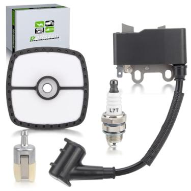 Imagem de partszen Módulo de bobina de ignição A411000131 A411000130 para Echo SRM225 TC-210 EB212 GT-225 ES-210 GT-200 HC-150 HC-160 HC-180 HC-200 PB-200 PPF-2100 SHC-210 SRM-210 ZF-IG-A00273 com filtro de ar