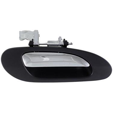 Imagem de Dorman 81936 Maçaneta exterior do lado do passageiro traseiro compatível com modelos Acura selecionados, alavanca cromada e carcaça preta